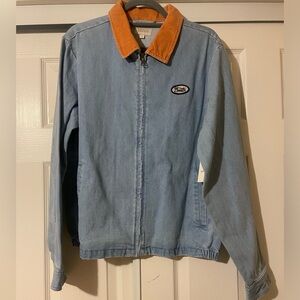Brixton utopia jacket 70s blue